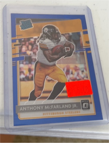 2020 Donruss Optic #191 Anthony McFarland Jr. — front