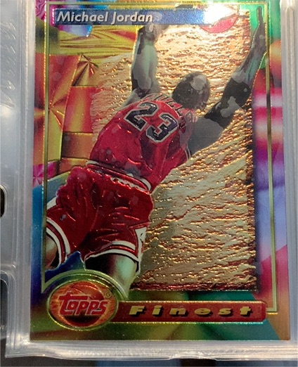 1993-94 Topps Finest #1 Michael Jordan — front