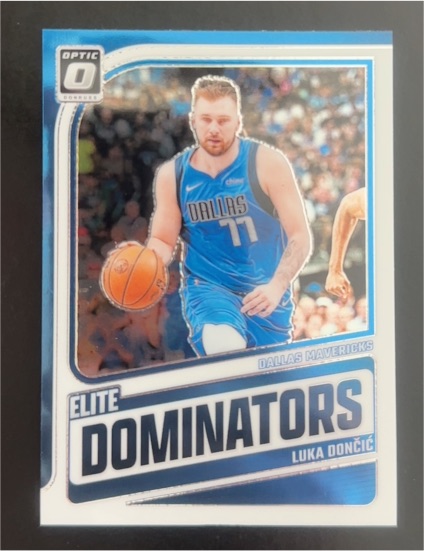 2024-25 Panini Donruss Optic #10 Luka Dončić Elite Dominators — front