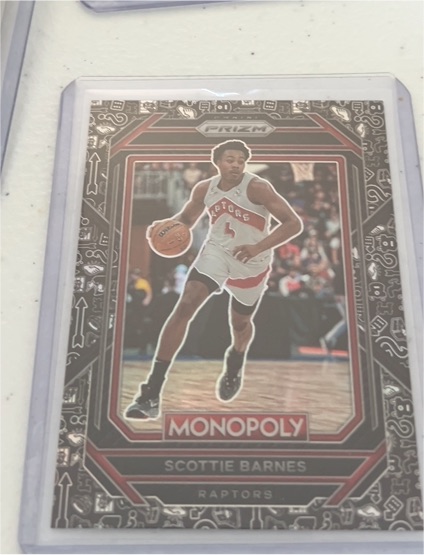 2022-23 Panini Prizm Monopoly #84 Scottie Barnes — front
