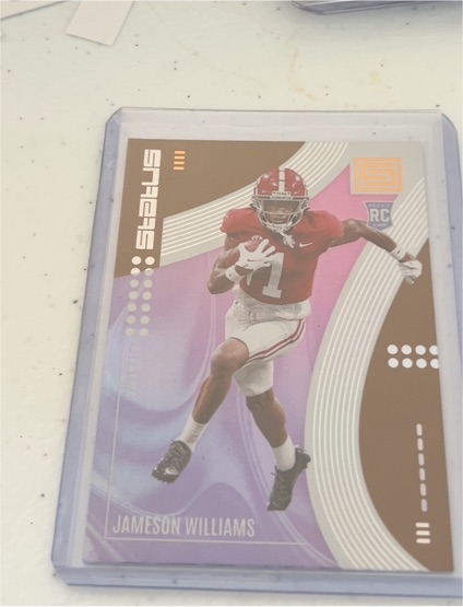 2022 Panini Chronicles Draft Picks Status #5 Jameson Williams RC — front