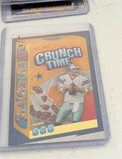 2022 Panini Donruss #CT-7 Tony Romo Crunch Time — front
