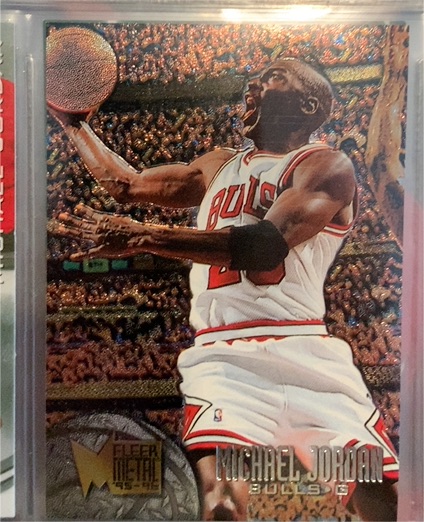1995-96 Fleer Metal #13 Michael Jordan — front