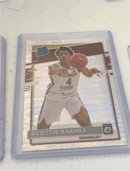 2021-22 Panini Chronicles Draft Picks Donruss Optic #207 Scottie Barnes — front