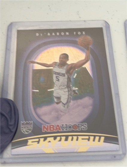 2023-24 Panini NBA Hoops #15 De'Aaron Fox Skyview — front