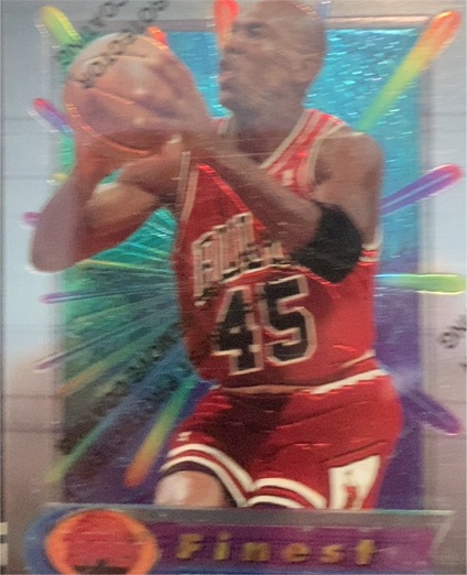 1994-95 Topps Finest #331 Michael Jordan — front