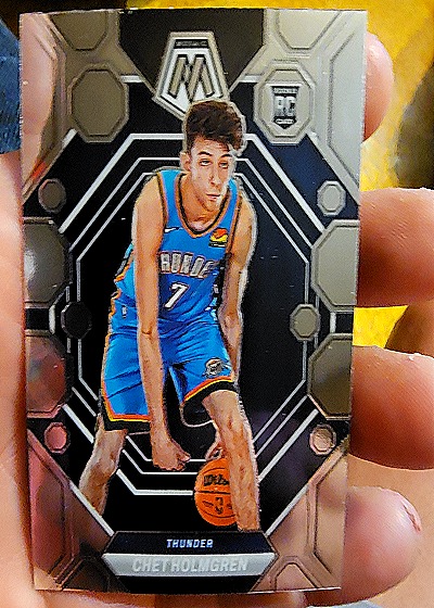 2022-23 Panini Mosaic #236 Chet Holmgren Rookie Card — front