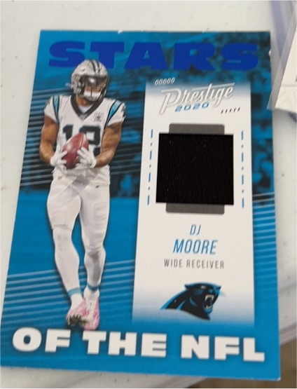 2020 Panini Prestige Stars of the NFL #SN-DJM D.J. Moore — front