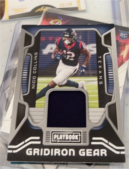 2021 Panini Playbook Gridiron Gear Nico Collins — front