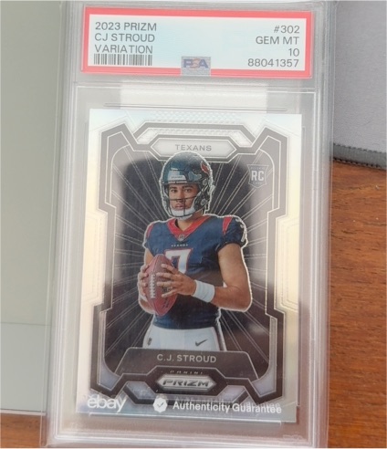 2023 Panini Prizm #302 C.J. Stroud Rookie Variation — front