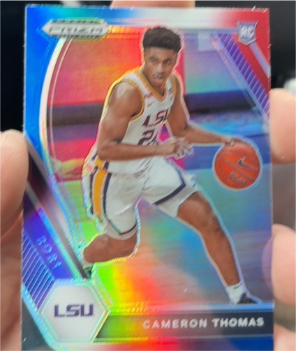 2021 Panini Prizm Draft Picks #18 Cameron Thomas — front