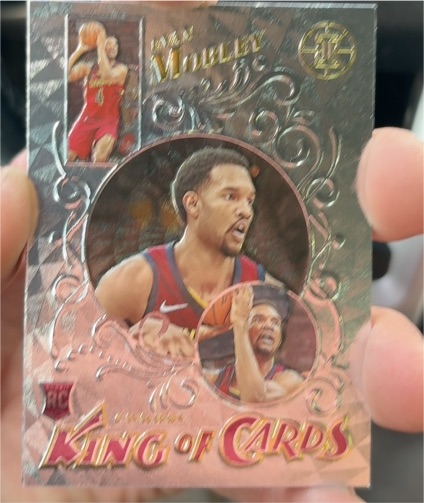 2021-22 Panini Illusions #29 Evan Mobley King of Cards Rookie — front