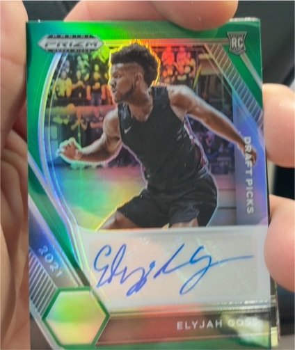 2021 Panini Prizm Draft Picks #DP-EGO Elyjah Goss — front