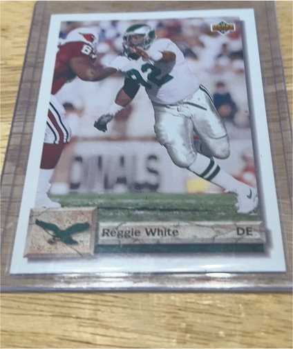 1992 Upper Deck #185 Reggie White Philadelphia Eagles — front