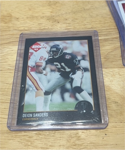 1992 Collector's Edge #6 Deion Sanders — front
