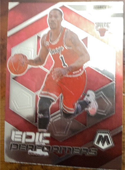 2024-25 Panini Mosaic #17 Derrick Rose Epic Performers — front