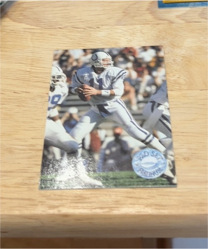 1991 Pro Set Platinum #45 Jeff George — front