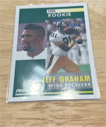 1991 Pinnacle #323 Jeff Graham — front