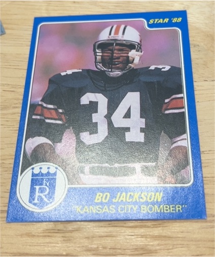 1988 Star Company Bo Jackson Kansas City Bomber — front