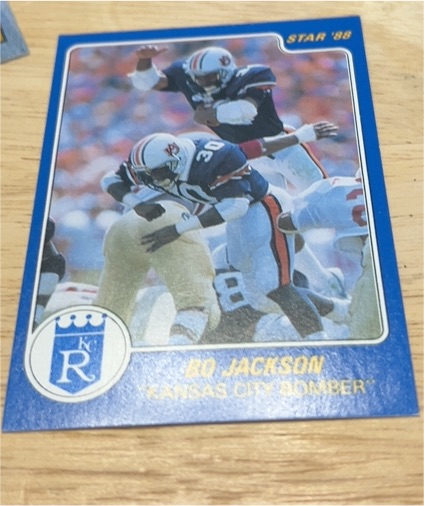 1988 Star Company #16 Bo Jackson Kansas City Bomber — front