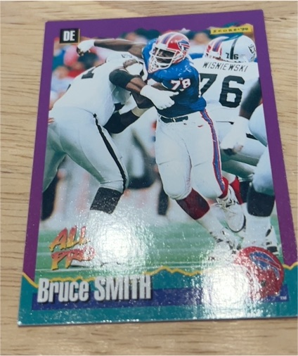1994 Score #5 Bruce Smith — front