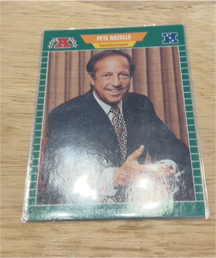 1989 Pro Set #1 Pete Rozelle — front