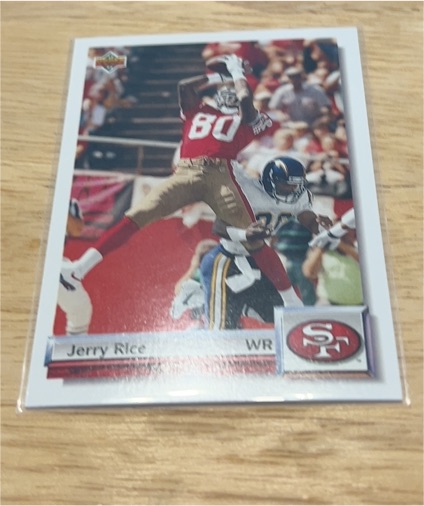 1992 Upper Deck Gold #G46 Jerry Rice — front