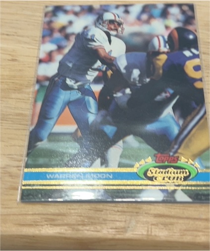 1991 Topps Stadium Club #137 Warren Moon — front