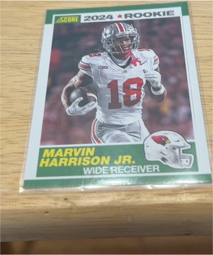 2024 Panini Score #4 Marvin Harrison Jr. — front