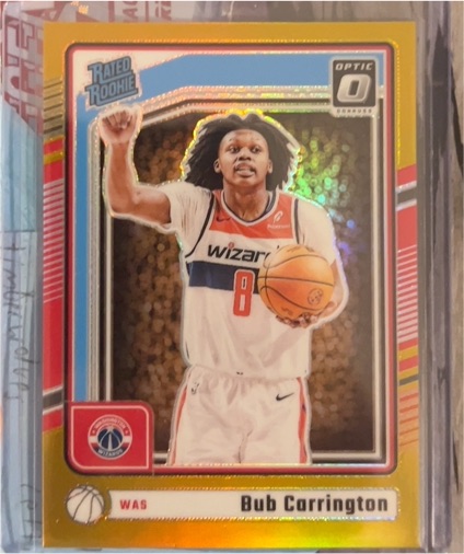 2024-25 Panini Donruss Optic #273 Bub Carrington — front