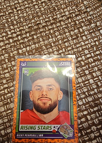 2024 Panini Score-A-Treat #42 Ricky Pearsall Rising Stars Orange Pumpkins Rookie — front