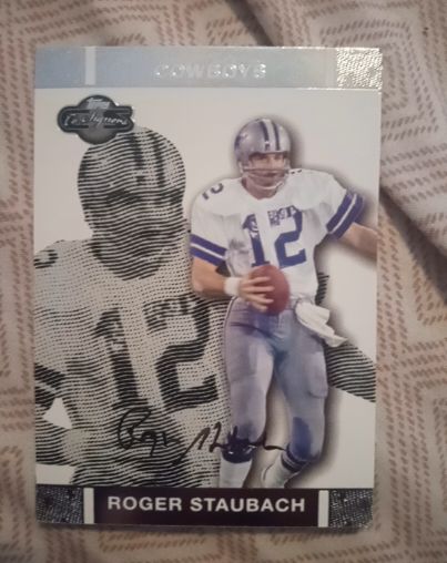 2007 Topps Co-Signers #39 Roger Staubach — front
