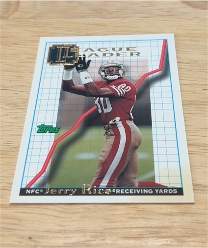 1994 Topps League Leader #116 Jerry Rice — front