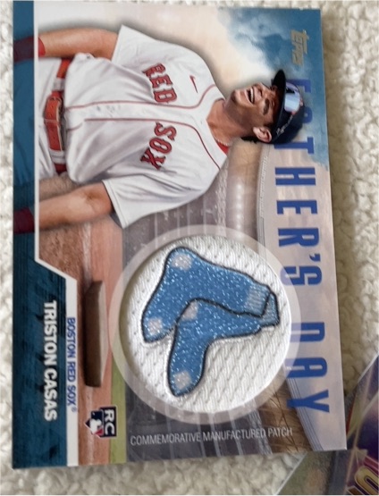 2023 Topps Series 2 Father's Day Commemorative Patch #FD-TC Triston Casas — front