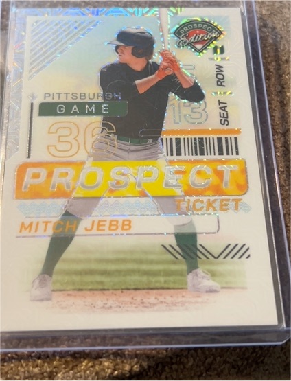 2024 Panini Prospect Edition #89 Mitch Jebb — front
