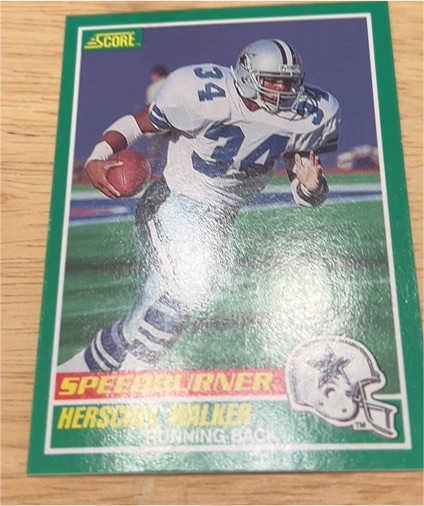 1989 Score #317 Herschel Walker — front