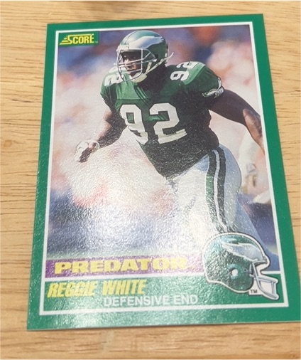 1989 Score #321 Reggie White Predator — front