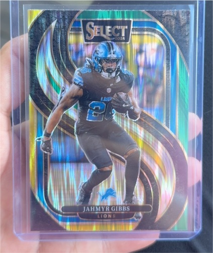 2024 Panini Select Premier Level #163 Jahmyr Gibbs — front