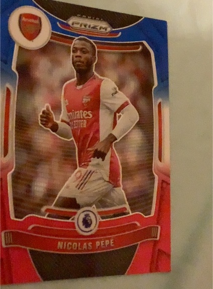 2021-22 Panini Prizm Premier League #205 Nicolas Pepe Arsenal — front