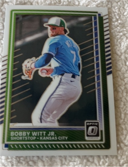 2025 Donruss Optic #27 Bobby Witt Jr. — front