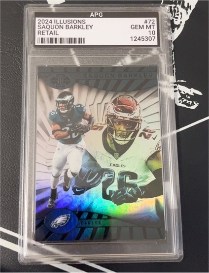 2024 Panini Illusions #72 Saquon Barkley — front