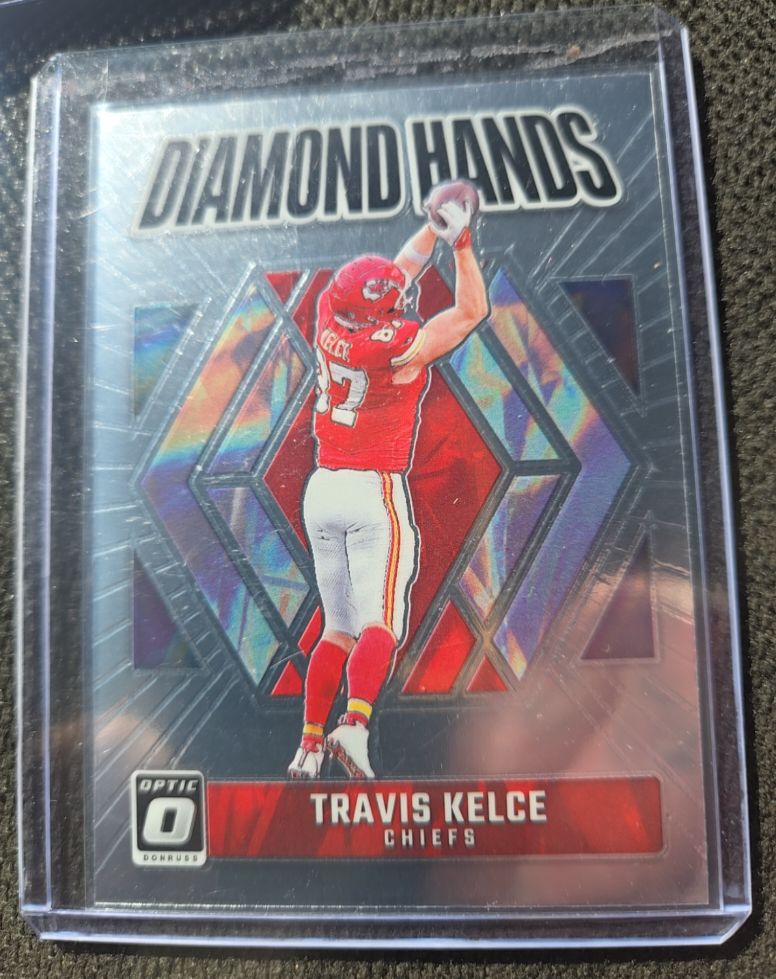 2024 Panini Donruss Optic Diamond Hands #6 Travis Kelce — front