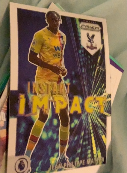 2021-22 Panini Prizm Premier League #9 Jean-Philippe Mateta Instant Impact — front