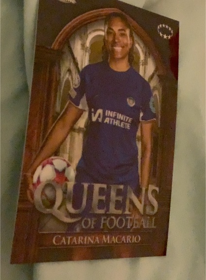 2023-24 Topps Chrome Queens of Football #QF-7 Catarina Macario — front