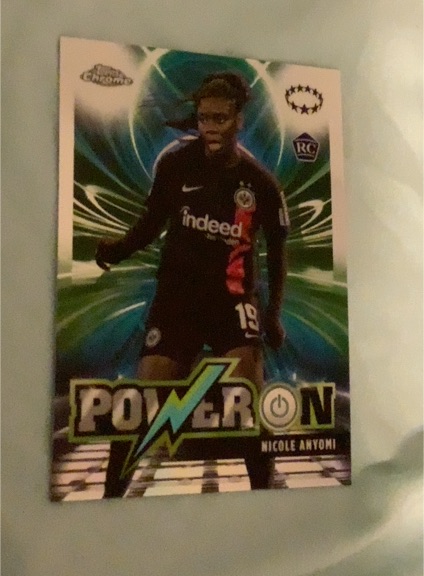 2023-24 Topps Chrome UEFA Women's Power On #PO-7 Nicole Anyomi — front