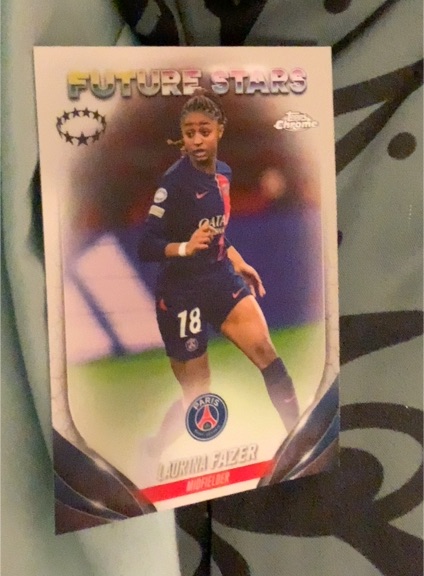 2023-24 Topps Chrome UEFA Women's Champions League #55 Laurina Fazer — front