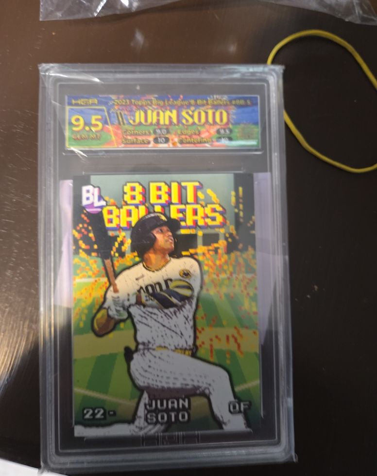 2023 Topps Big League 8-Bit Ballers #8B-5 Juan Soto — front