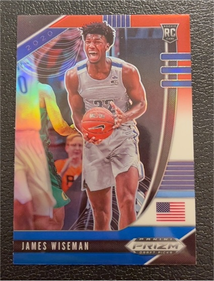 2020-21 Panini Prizm Draft Picks #2 James Wiseman — front