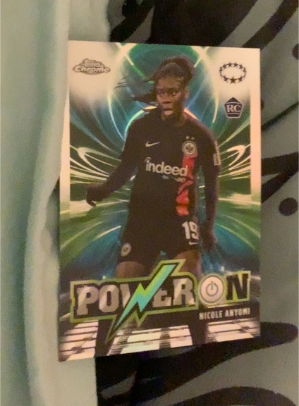 2023-24 Topps Chrome UEFA Women's Champions League #PO-7 Nicole Anyomi Power On — front