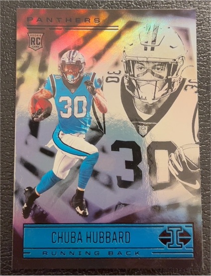 2021 Panini Illusions #83 Chuba Hubbard — front